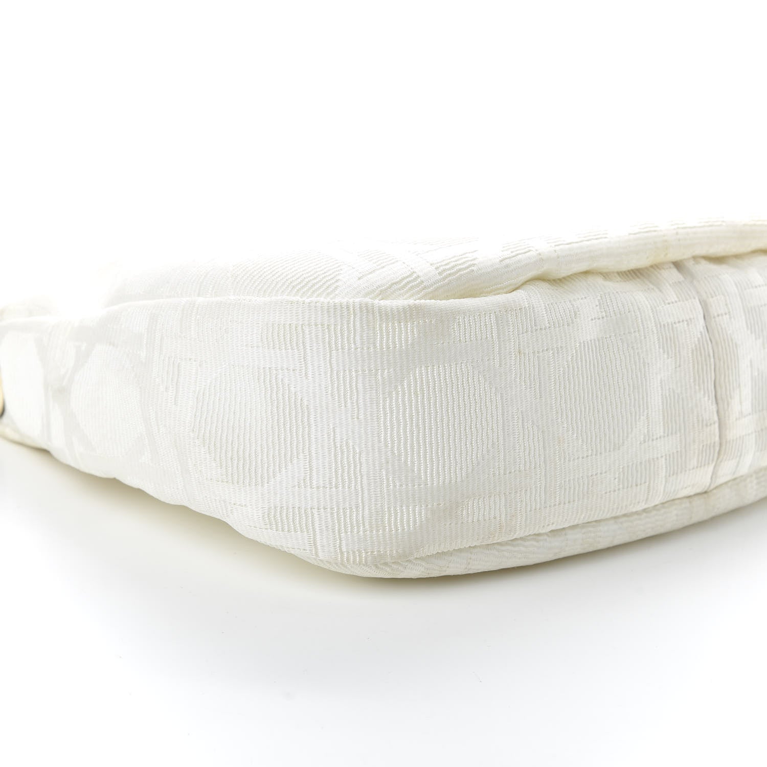 Christian Dior Canvas Cannage Medium Lady Dior Hobo White 6 of 12
