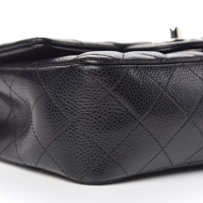 Chanel Caviar Quilted Mini Rectangular Flap Black 9 of 10