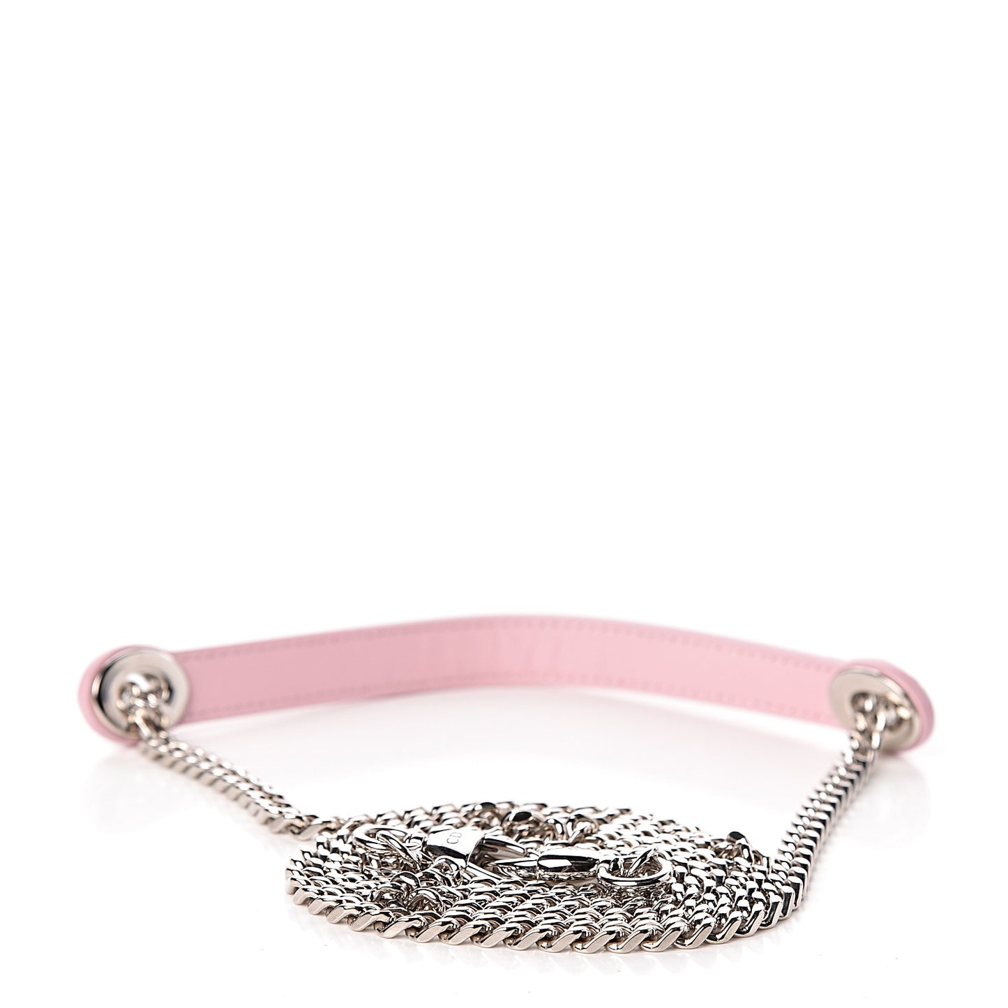 Lambskin Mini Lady Dior Chain Shoulder Strap Pink