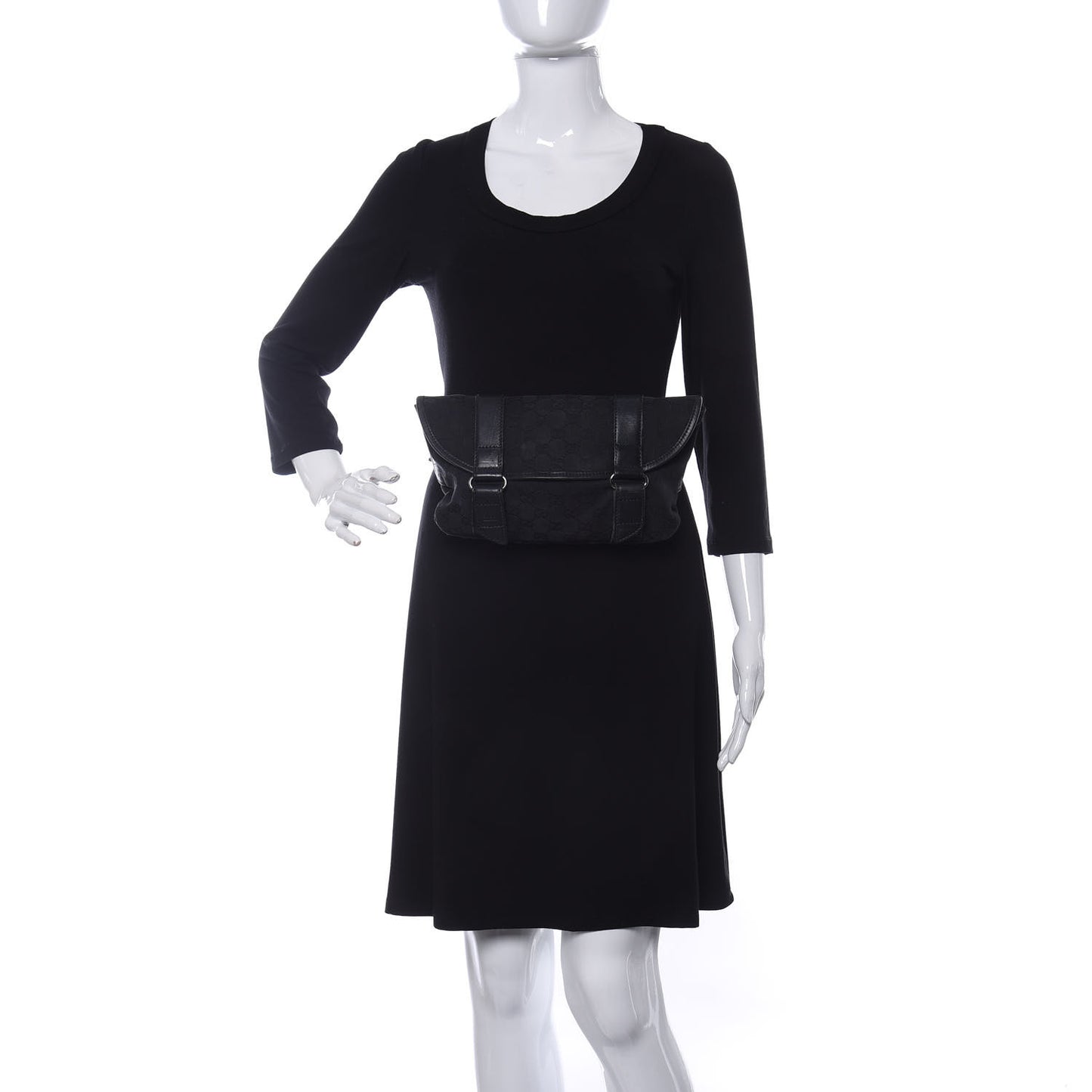 Monogram Waist Belt Bag Black