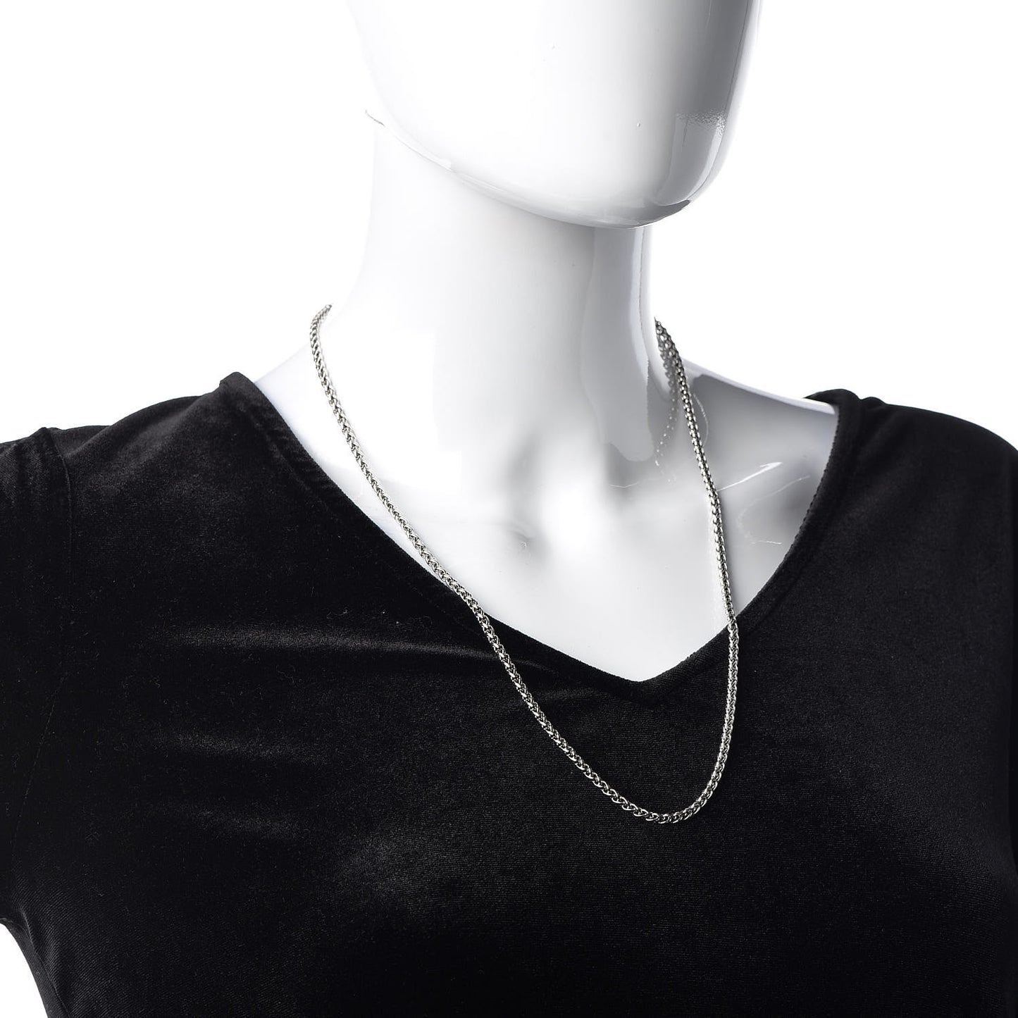 Sterling Silver 3mm Wheat Chain Necklace