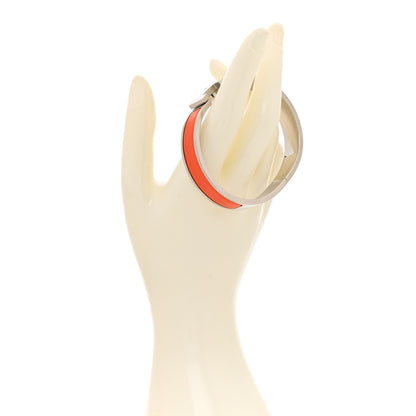 Hermes Matte Enamel Narrow Clic Clac HH Bracelet T6 Orange 2 of 4