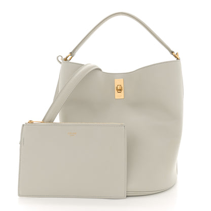 Celine Smooth Calfskin Bucket 16 Bag Light Stone 3 of 13