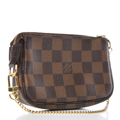 Louis Vuitton Damier Ebene Mini Pochette Accessories 3 of 9