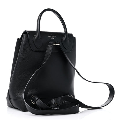 Louis Vuitton Calfskin Lockme Backpack Black 3 of 11