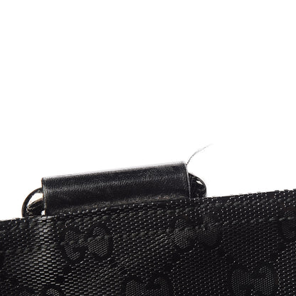 Gucci Imprime Monogram Medium Flat Messenger Bag Black 9 of 12
