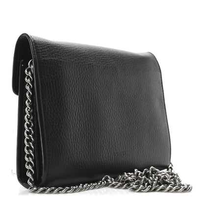 Gucci Calfskin Mini Dionysus Chain Wallet Black 3 of 10