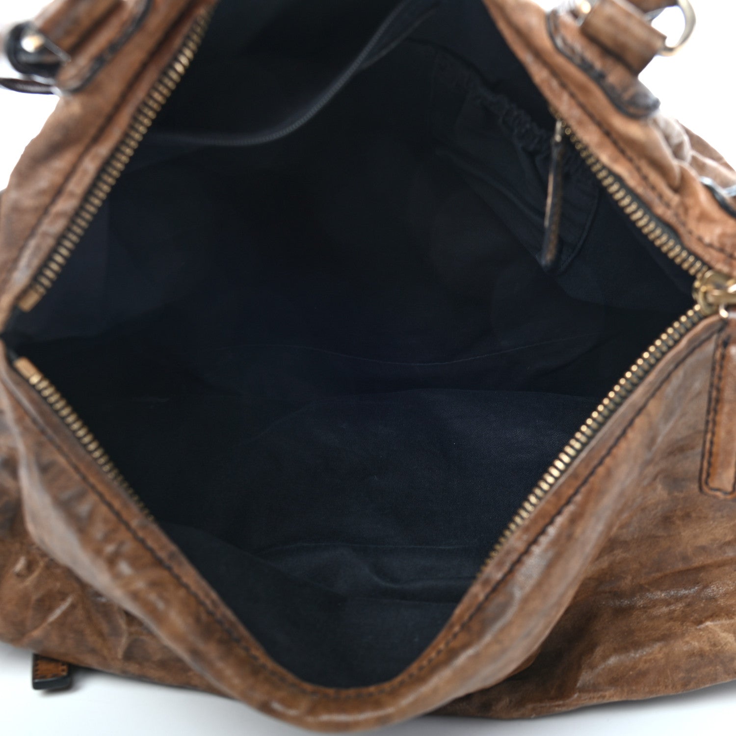Givenchy Tumbled Sheepskin Large Pandora Brown 4 of 13