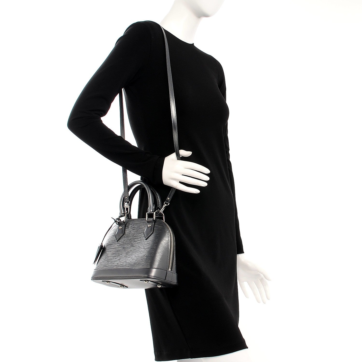 Louis Vuitton Epi Alma BB Anthracite Nacre 2 of 7