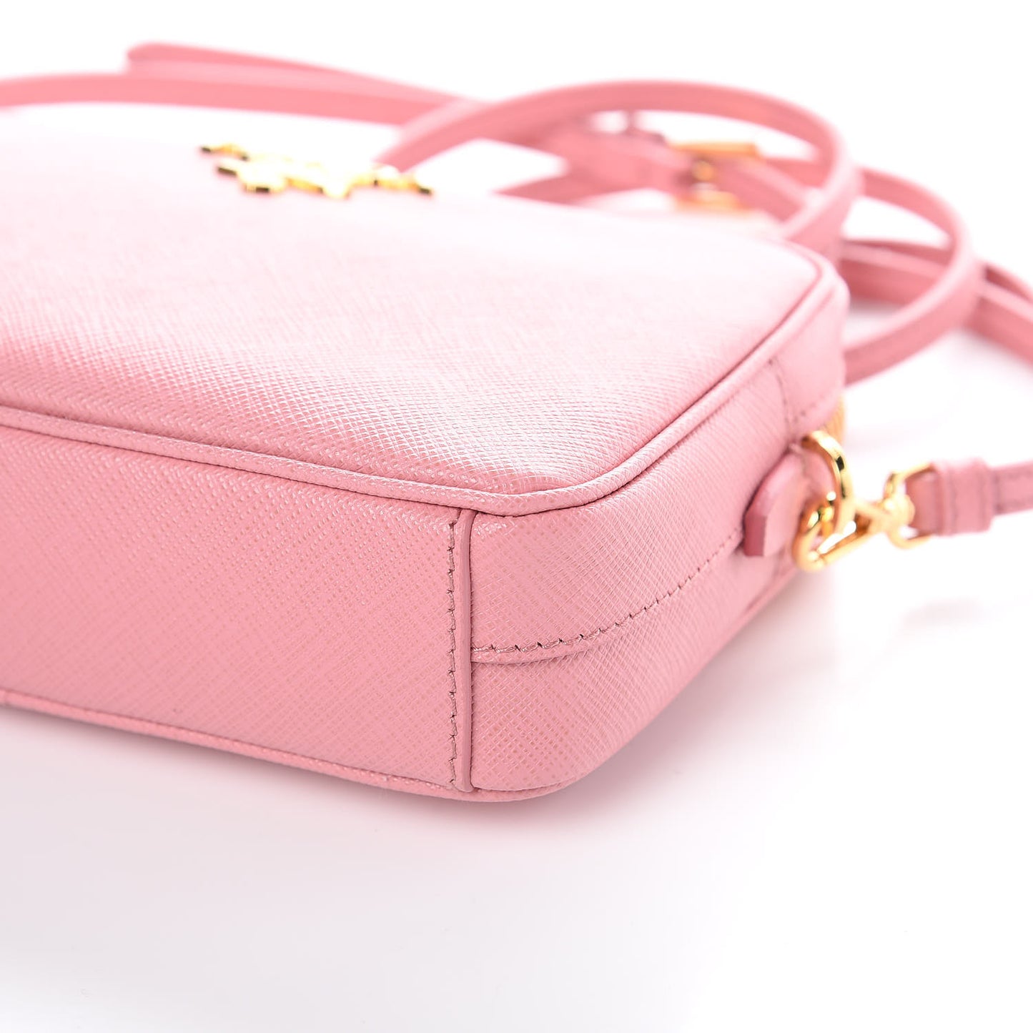 Saffiano Mini Camera Crossbody Petalo