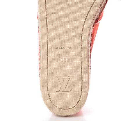 Louis Vuitton Canvas Waterfall Espadrille 38 Rouge 8 of 10