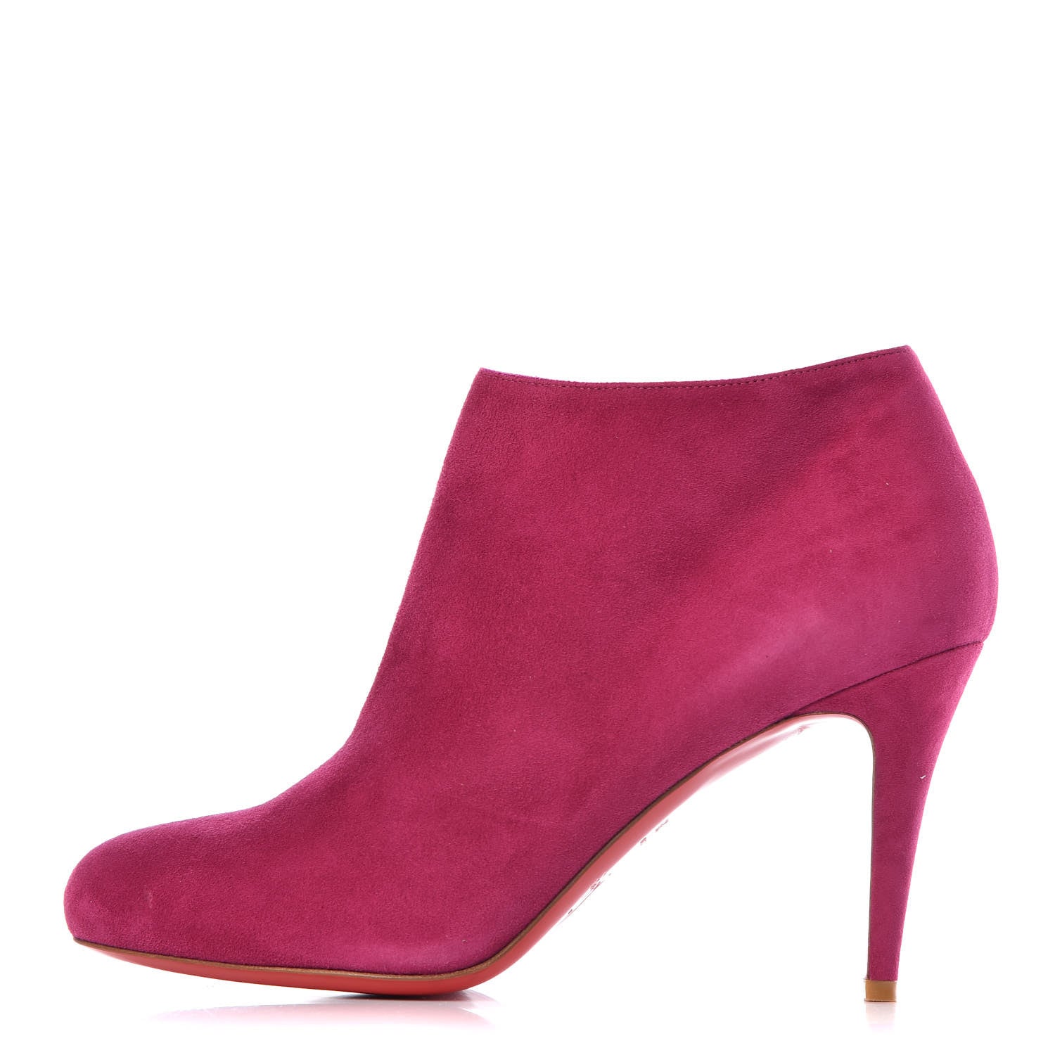 Christian Louboutin Veau Velours Belle 100 Ankle Boots 39.5 Eveque 1 of 8