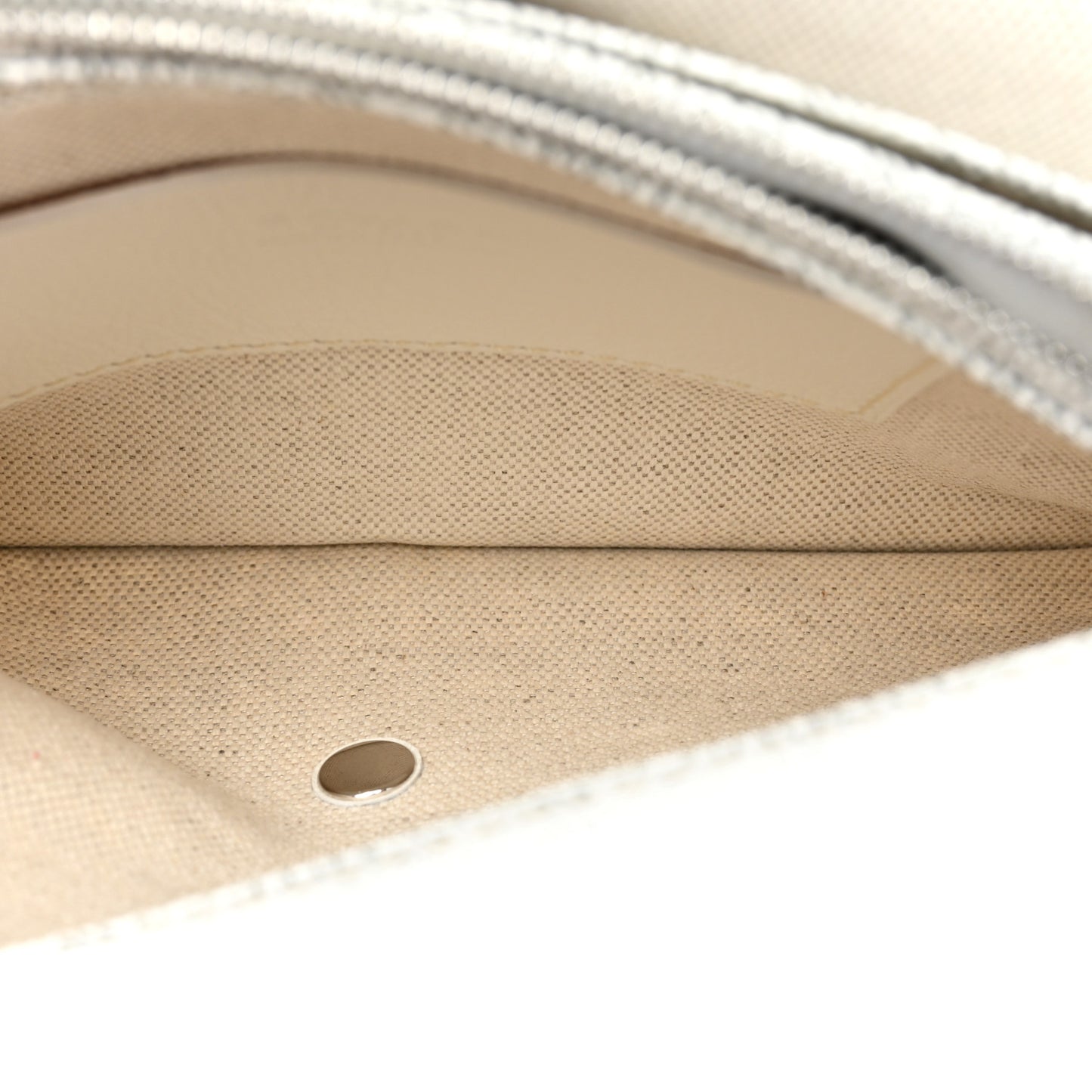 Goyardine Plumet Wallet Clutch White