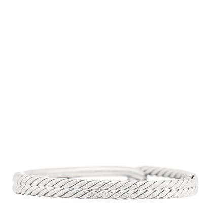 David Yurman Sterling Silver 10mm Single Loop Labyrinth Bracelet 2 of 3