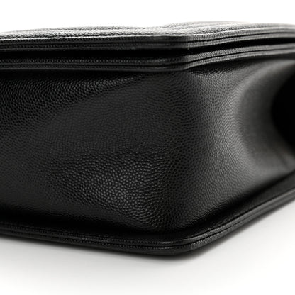 Chanel Caviar Quilted New Medium Boy Flap Black 10 of 12