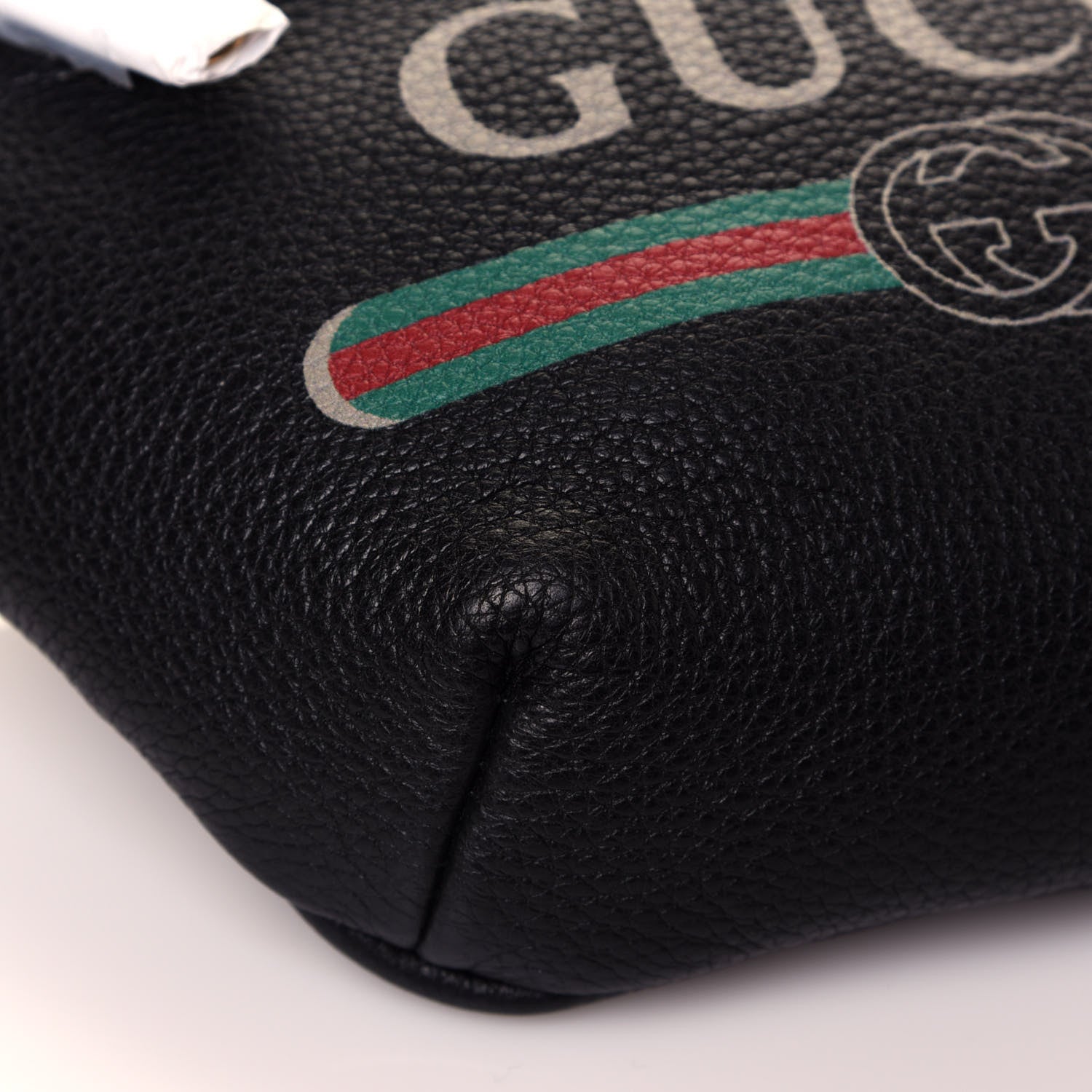 Gucci Grained Calfskin Small Logo Belt Bag Black 8 of 11