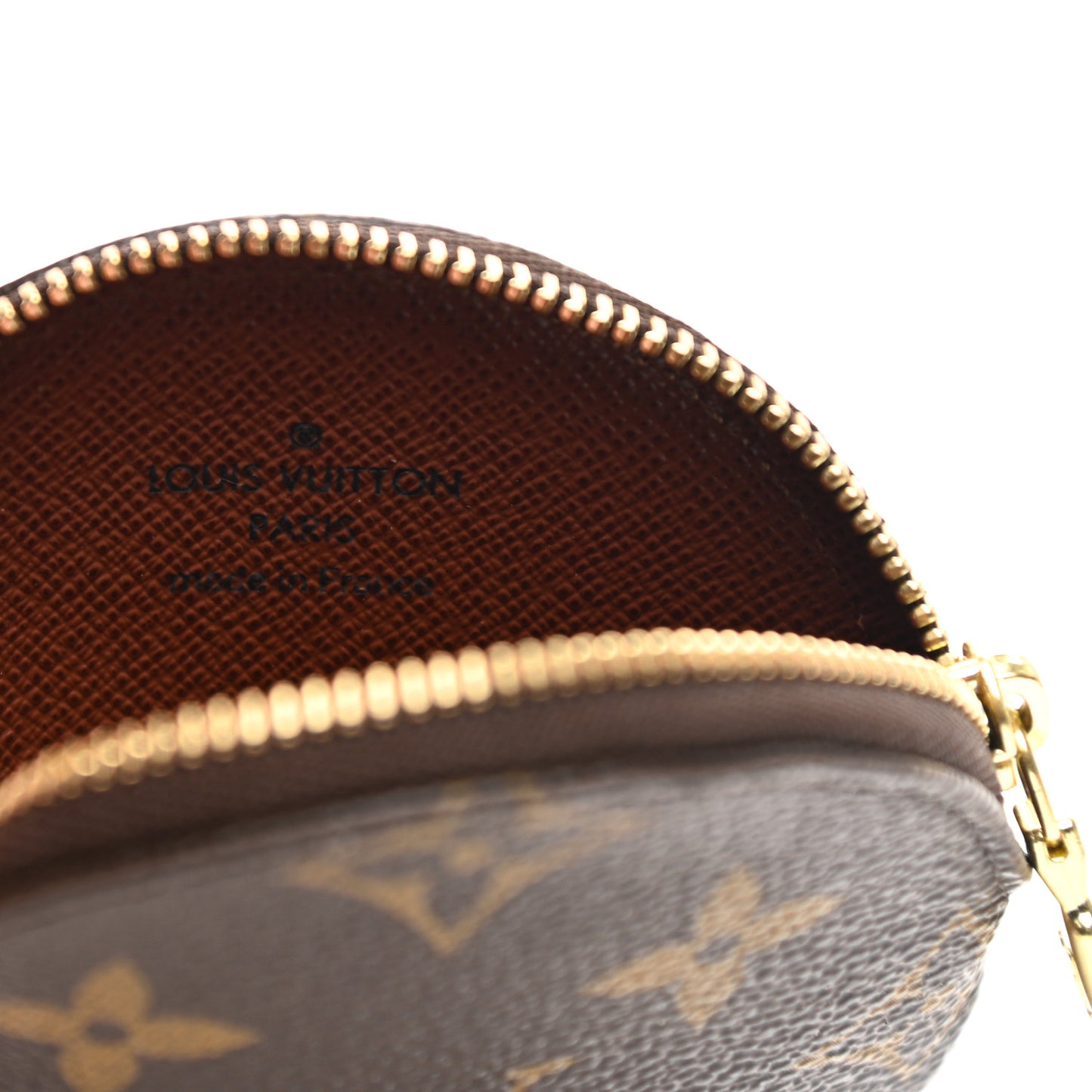 Monogram Round Coin Purse