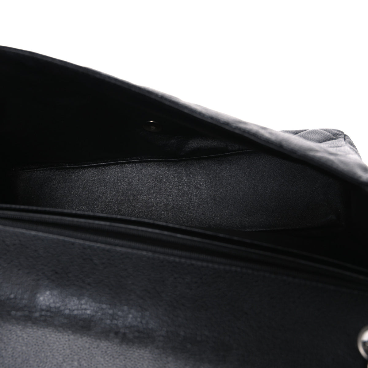 Caviar Quilted Maxi Single Flap Black