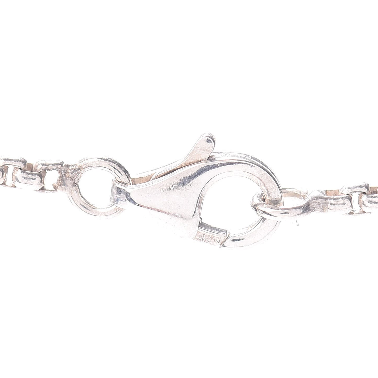 Sterling Silver Diamond Blue Topaz 7mm Petite Albion Pendant Necklace