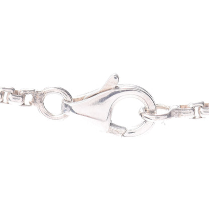 David Yurman Sterling Silver Diamond Blue Topaz 7mm Petite Albion Pendant Necklace 4 of 4