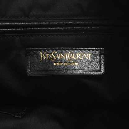 Saint Laurent Leather Oversized Muse Tote Black 6 of 7