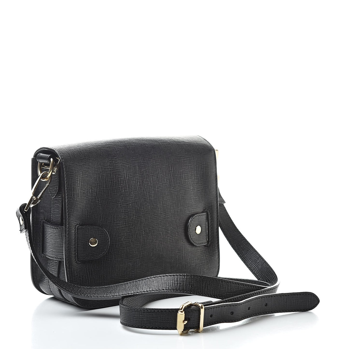 Linosa Calfskin Tiny PS11 Classic Shoulder Bag Black