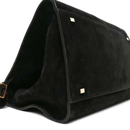 The Row Suede Soft Margaux 15 Black 8 of 9