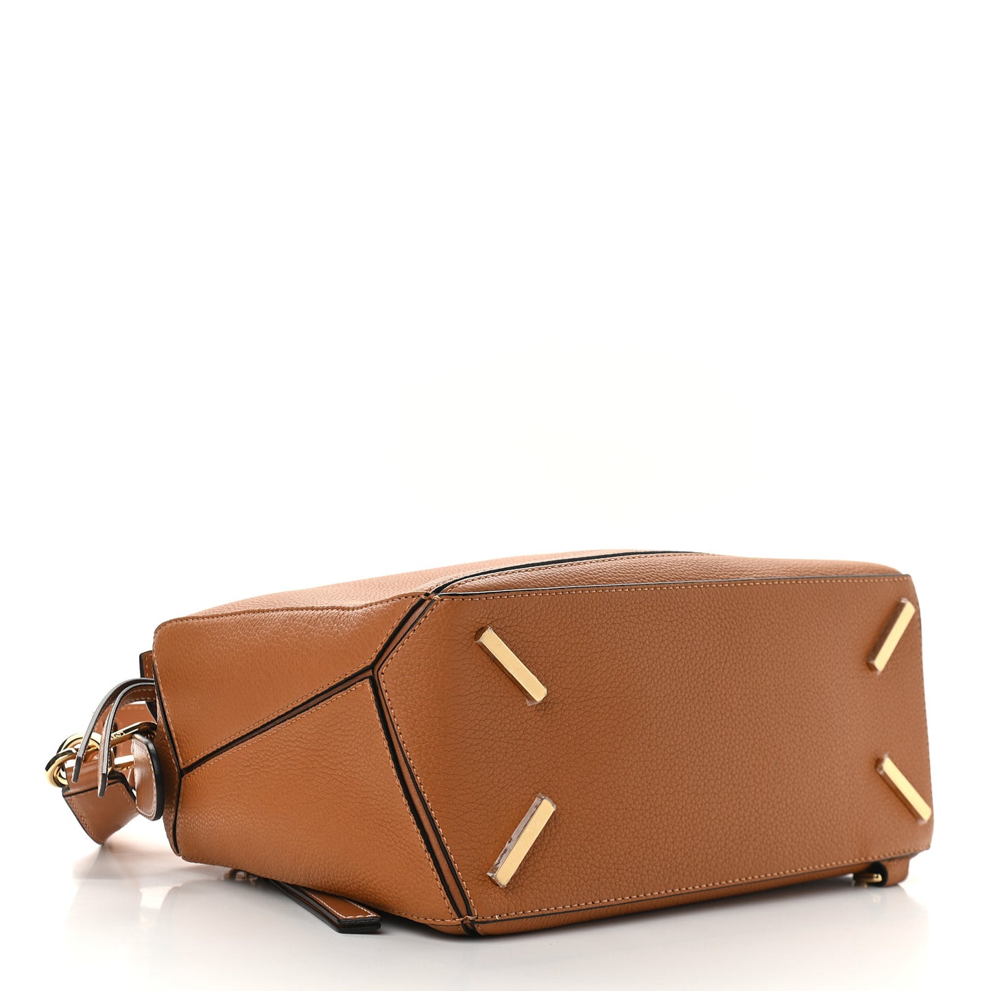 Calfskin Medium Puzzle Bag Tan