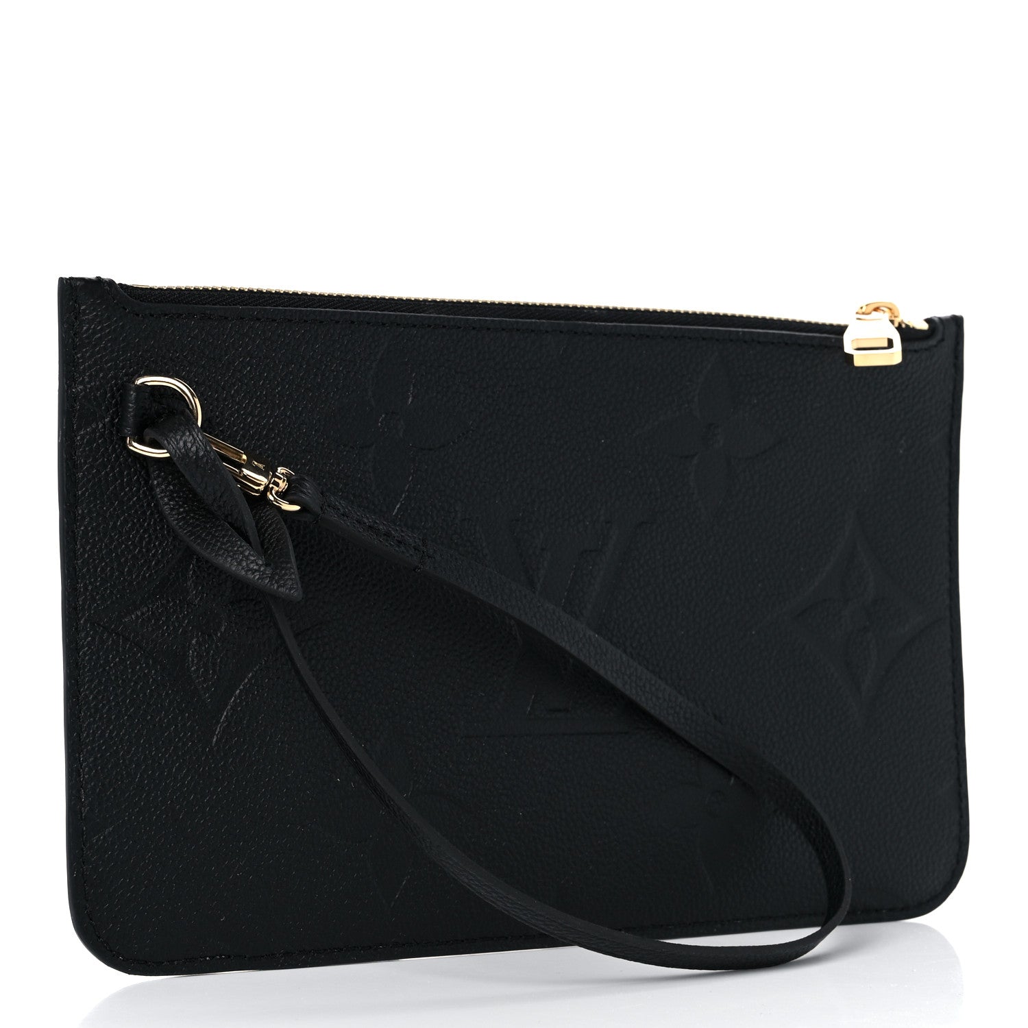 Louis Vuitton Empreinte Monogram Giant Neverfull MM Pochette Black 3 of 6