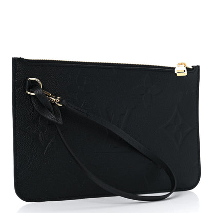 Louis Vuitton Empreinte Monogram Giant Neverfull MM Pochette Black 3 of 6