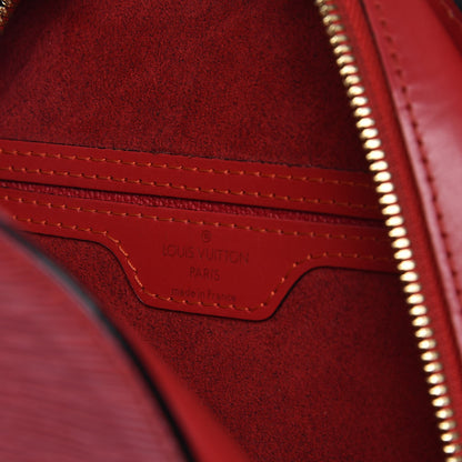Louis Vuitton Epi Mabillon Backpack Castillan Red 6 of 9