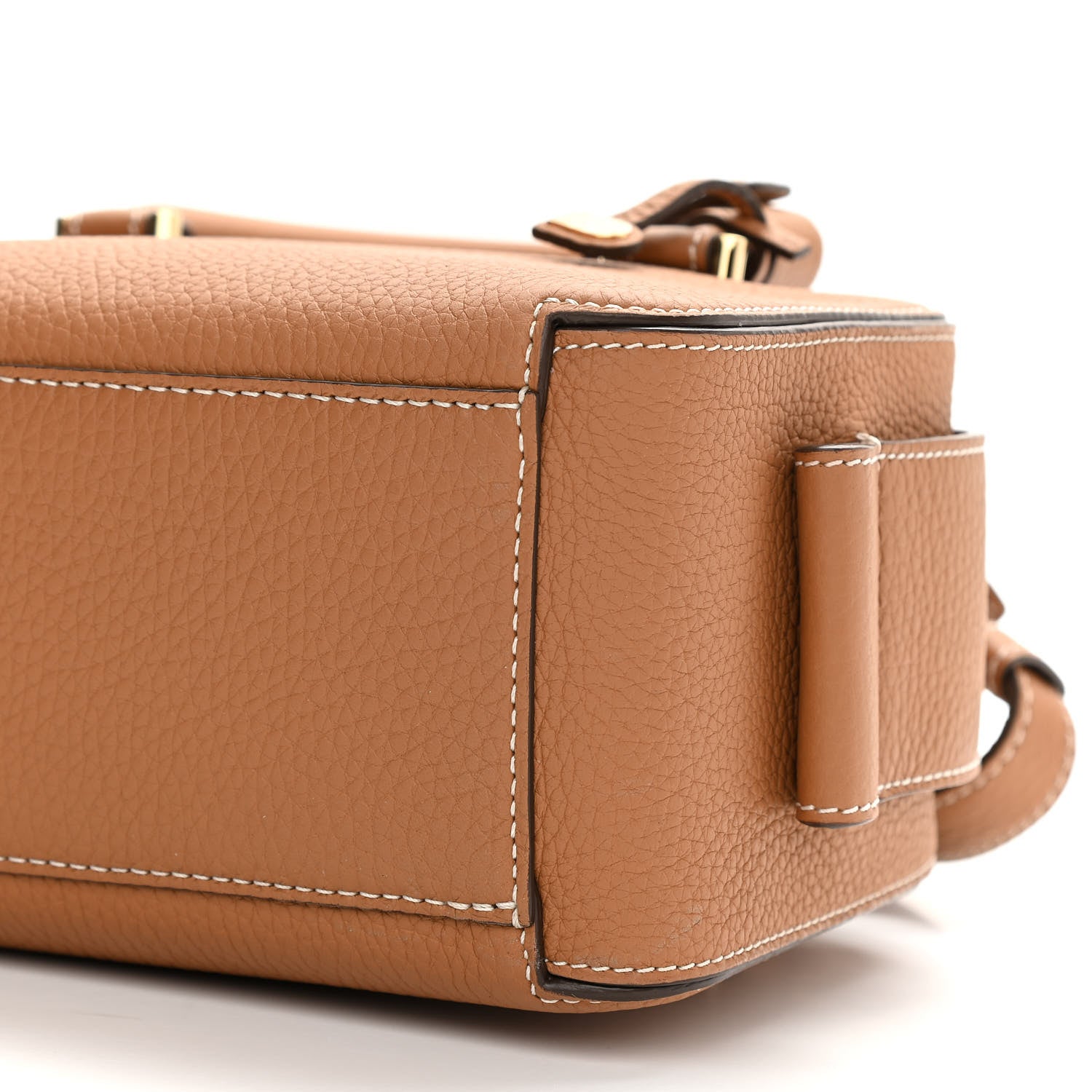 Delvaux Grained Calfskin Mini Cool Box Satchel Vegetal 10 of 11