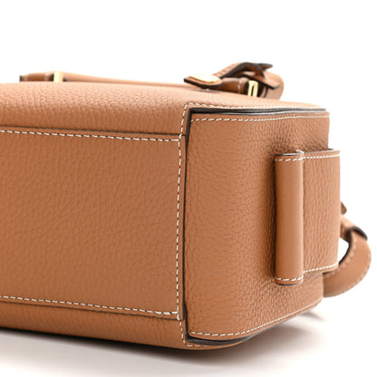Delvaux Grained Calfskin Mini Cool Box Satchel Vegetal 10 of 11