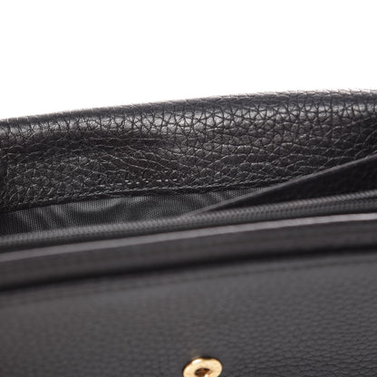 Gucci Pebbled Calfskin Large Soho Continental Wallet Black 7 of 10