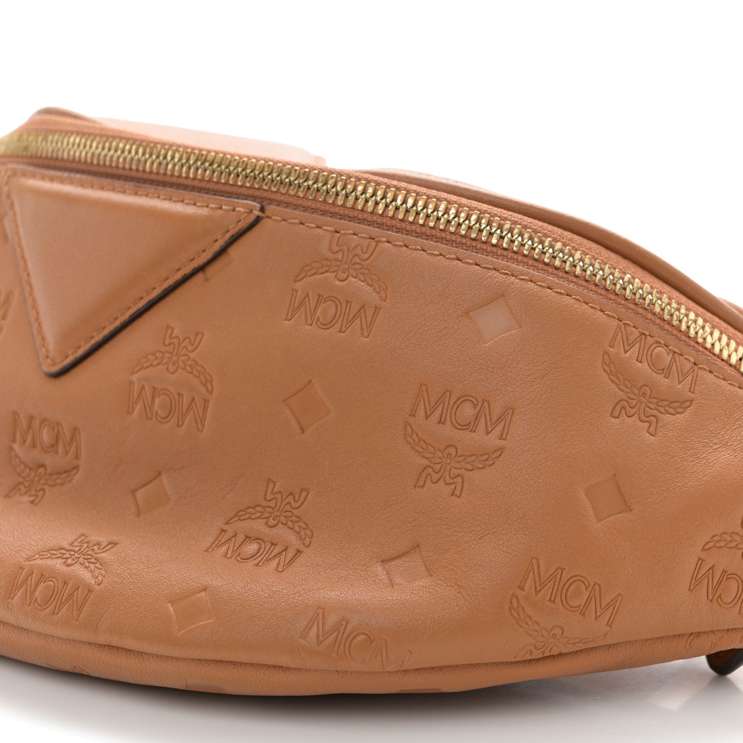 Calfskin Ottomar Monogram Fursten Belt Bag Cognac