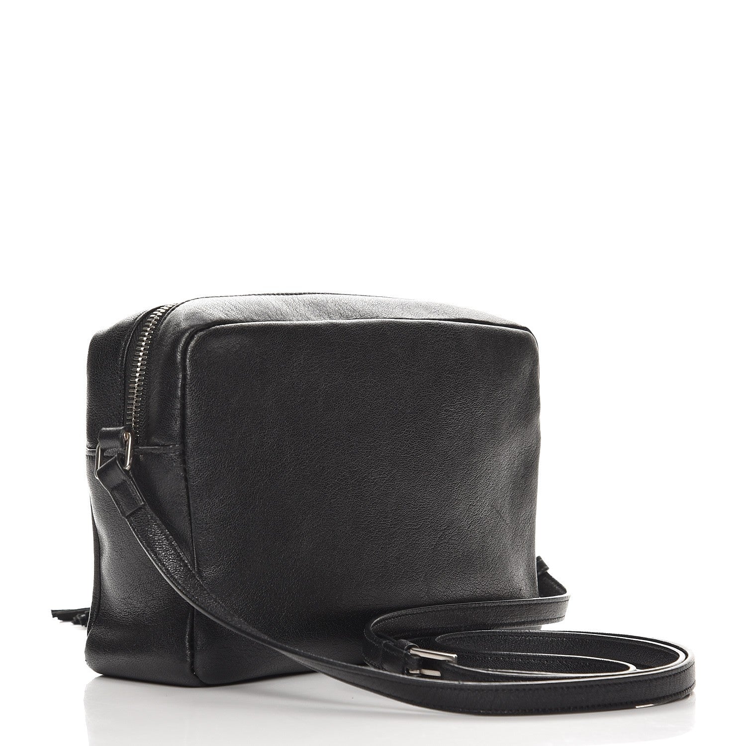 Saint Laurent Lambskin Monogram Small Lou Camera Bag Black 3 of 17