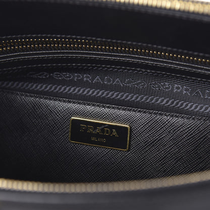 Prada Saffiano Medium Galleria Double Zip Tote Black 8 of 9