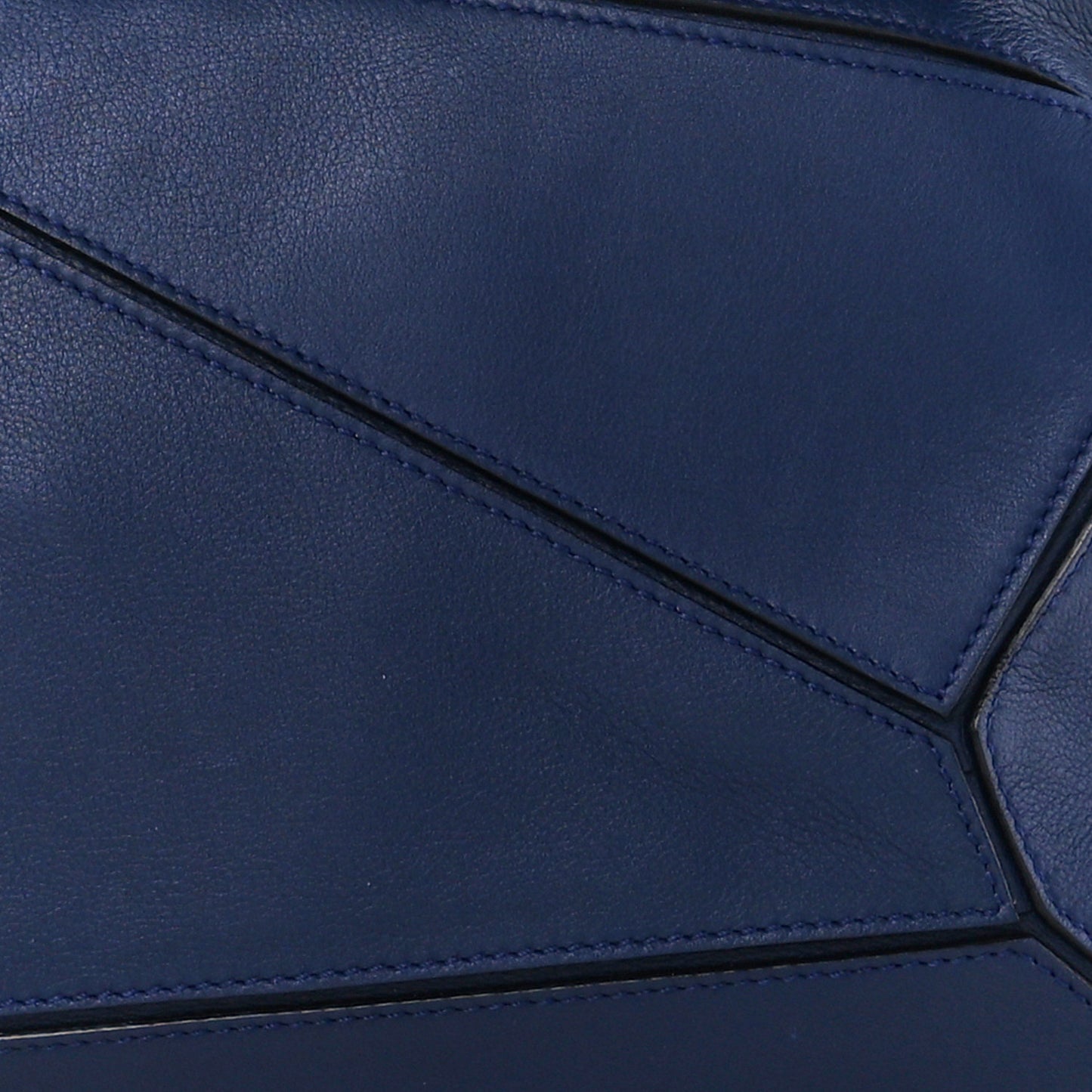 Calfskin Medium Puzzle Bag Marine