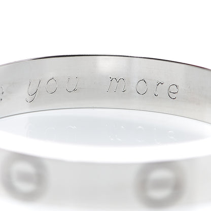 Cartier 18K White Gold 3.5mm LOVE Wedding Band Ring 60 9.25 6 of 8