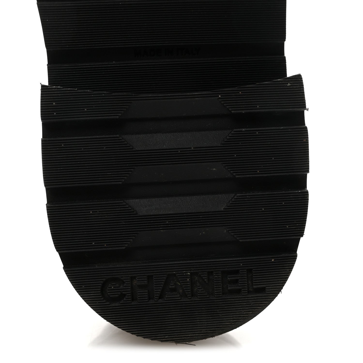 Chanel Shiny Calfskin Quilted Lace Up Combat Boots 37.5 Black 13 of 20