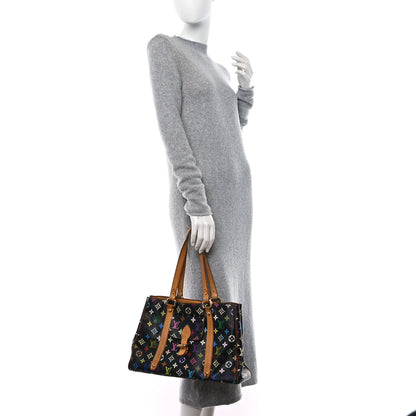 Louis Vuitton Monogram Multicolor Aurelia MM Black 2 of 14