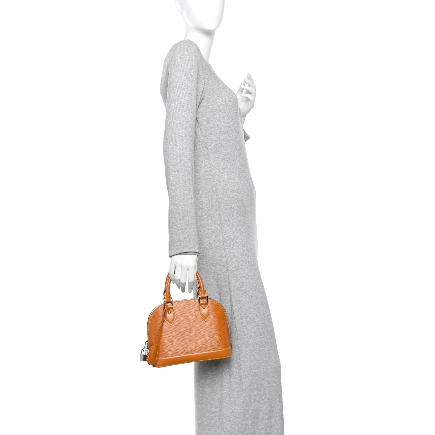 Louis Vuitton Epi Jacquard Alma BB Honey Gold 2 of 9