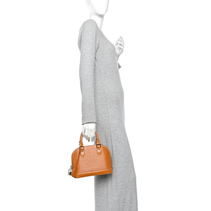 Louis Vuitton Epi Jacquard Alma BB Honey Gold 2 of 9