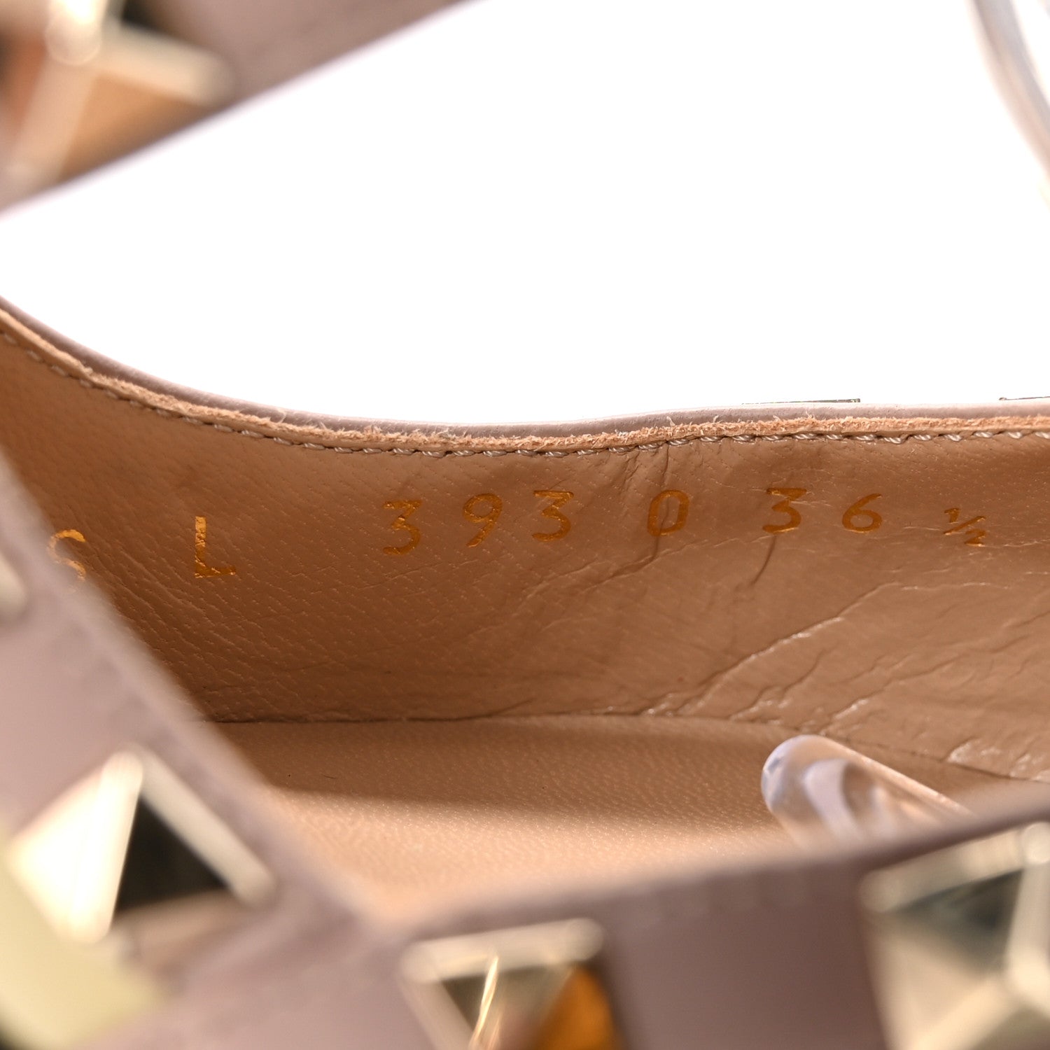 Valentino Garavani Patent Nappa Rockstud Ankle Strap 100mm Pumps 36.5 Green Tea Sorbet Poudre 9 of 10
