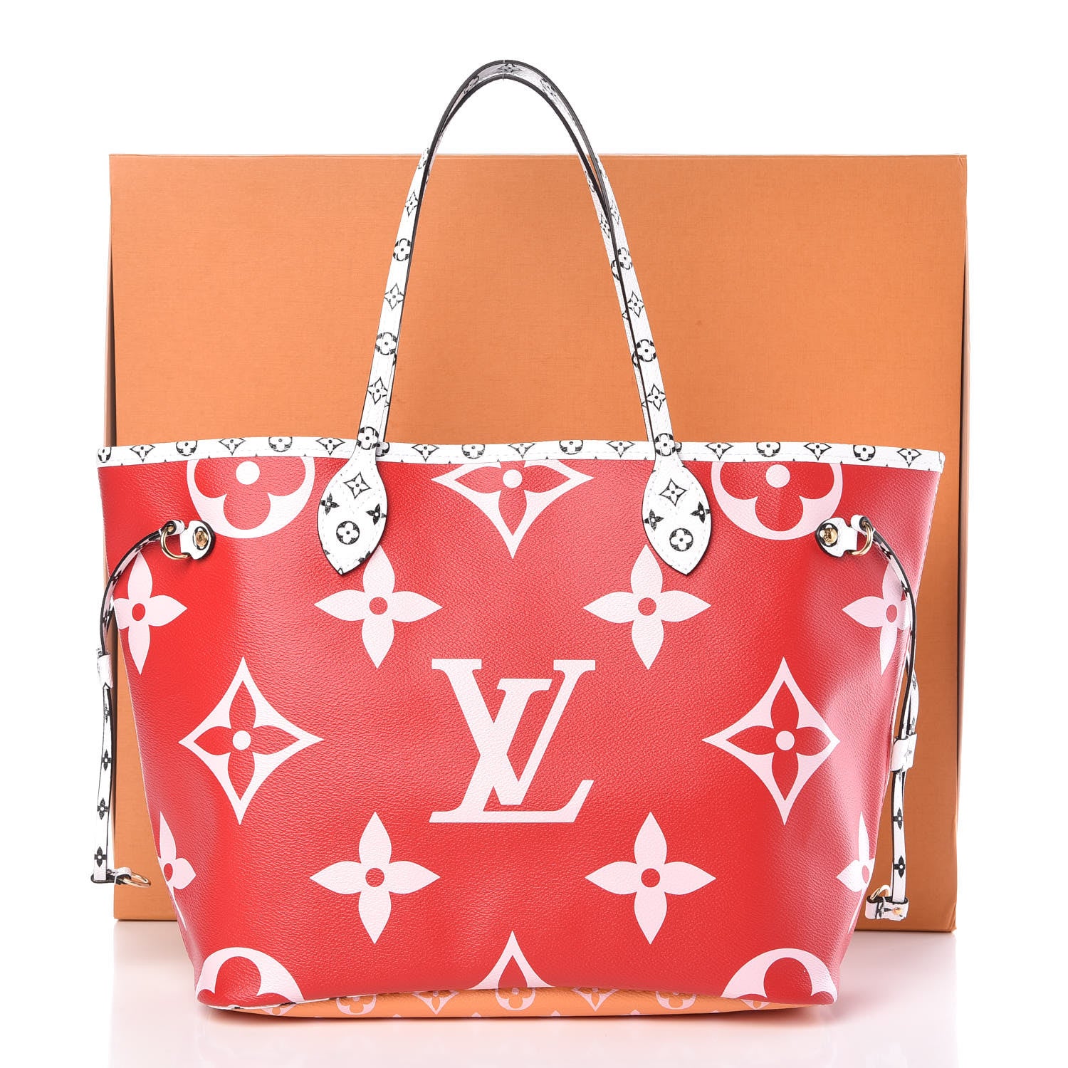 Louis Vuitton Monogram Giant Neverfull MM Rouge 11 of 11