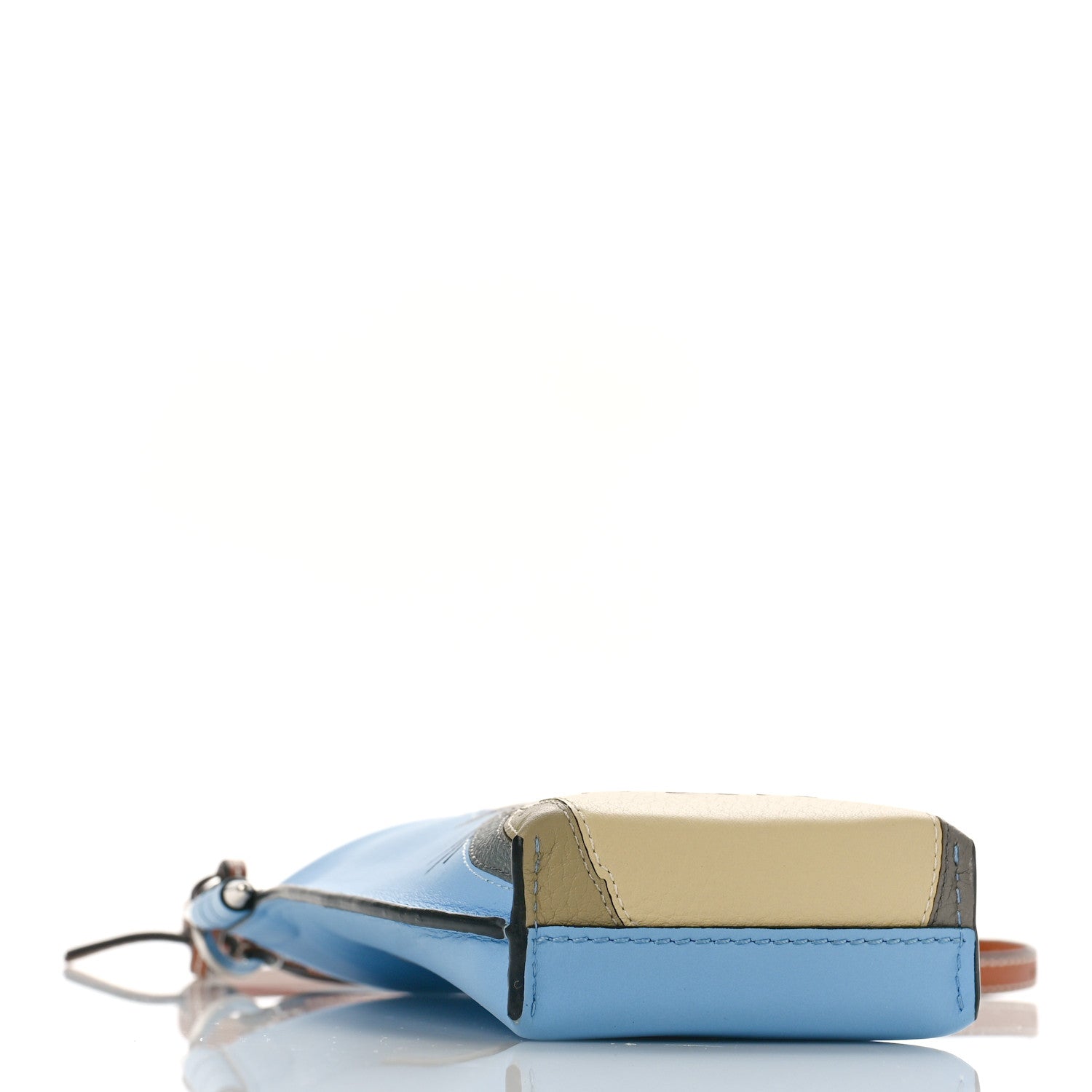 Loewe X MY NEIGHBOR TOTORO Calfskin Gate Pocket Blue Tan Multicolor 4 of 8