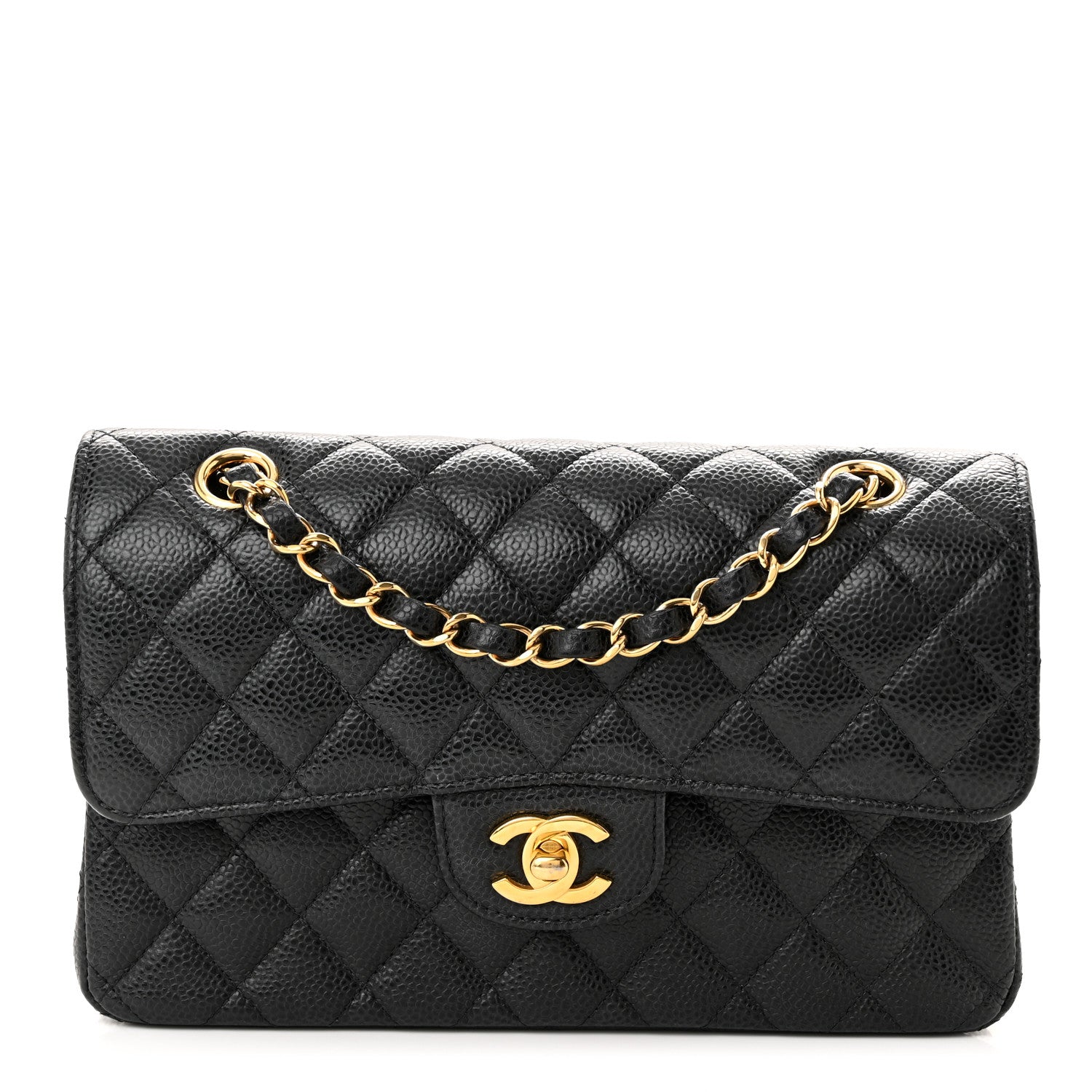 Chanel Caviar Quilted Small Double Flap Black 1 of 12