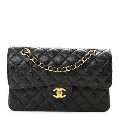 Chanel Caviar Quilted Small Double Flap Black 1 of 12