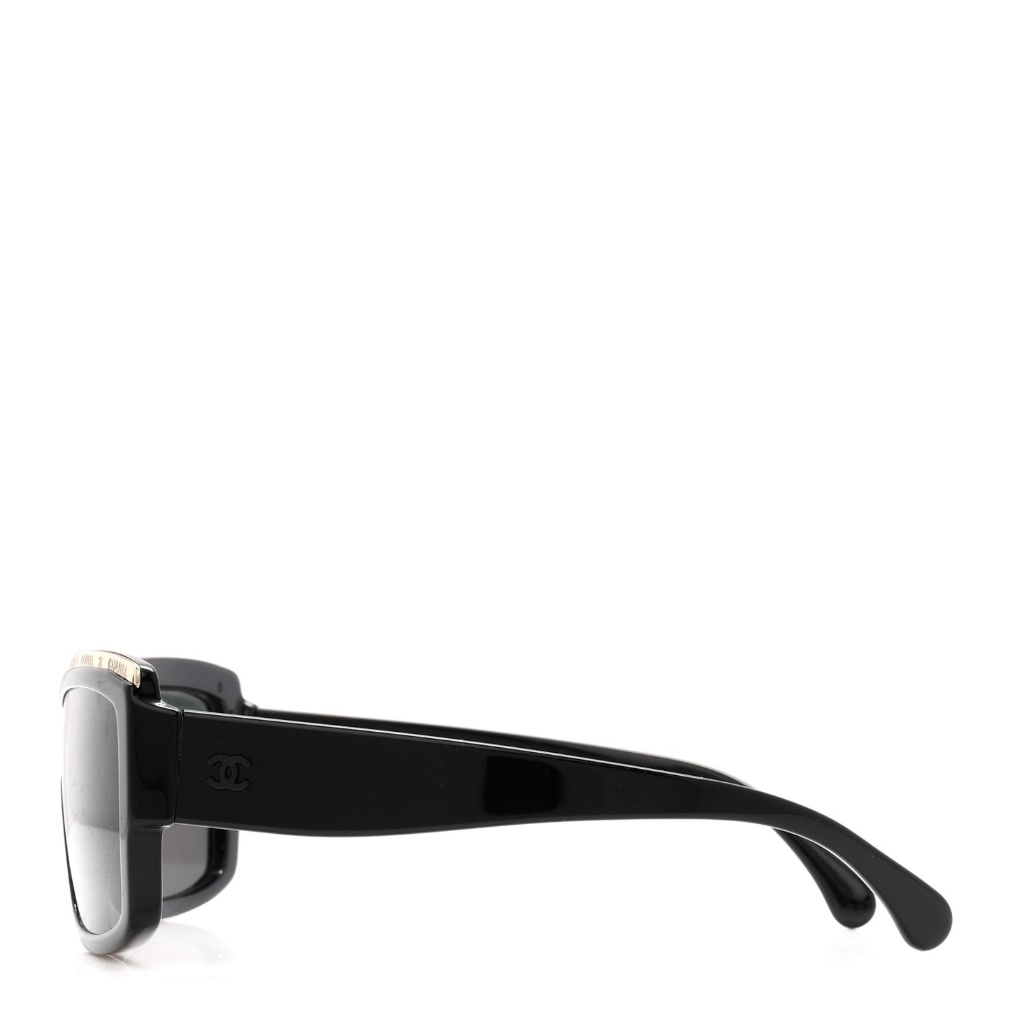 Acetate Shield Sunglasses 71504 Black