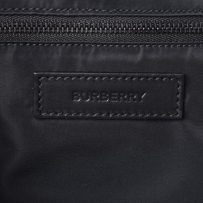 Burberry Nylon Vintage Check Logo Print Backpack Black Archive Beige 6 of 9